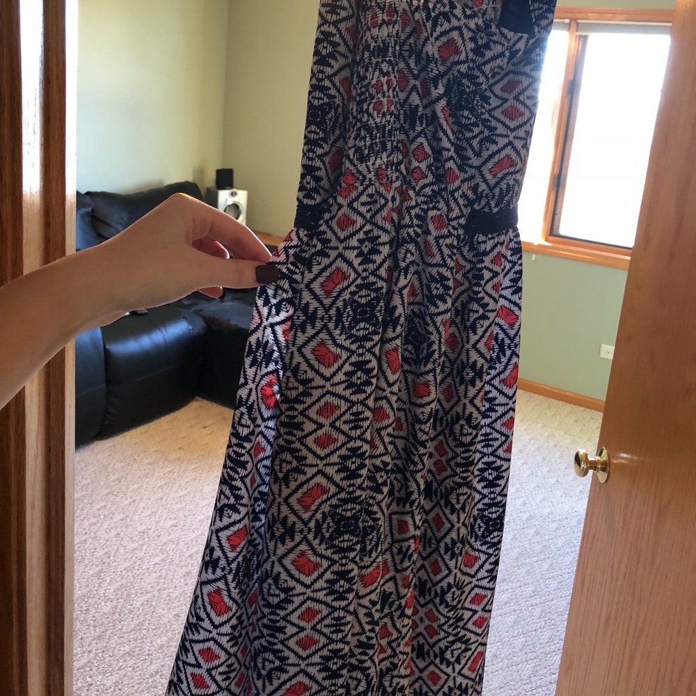 Three Pink Hearts Patterned Dress - Picture 2 of 3